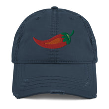Load image into Gallery viewer, Red Chili Pepper Distressed Dad Hat
