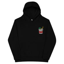 Load image into Gallery viewer, Instant Ramen Noodles Embroidered Kids Fleece Hoodie