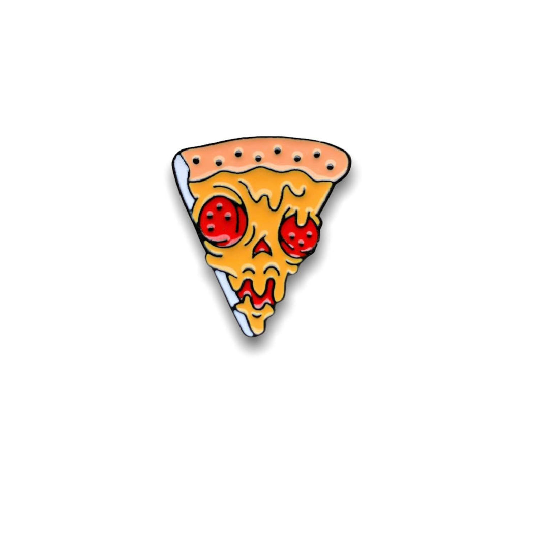 Pizza Face Enamel Pin