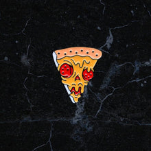 Load image into Gallery viewer, Pizza Face Enamel Pin