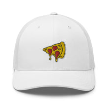 Load image into Gallery viewer, Drippy Pizza Slice Embroidered Trucker Cap