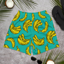 Load image into Gallery viewer, Tropical Banana Pattern Allover Men's Athletic Shorts