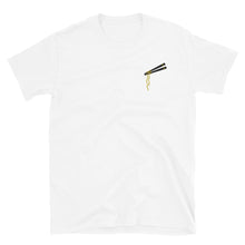 Load image into Gallery viewer, Chopsticks And Noodles Embroidered Short-Sleeve Unisex T-Shirt