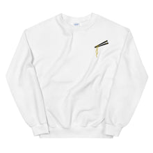 Load image into Gallery viewer, Chopsticks And Noodles Embroidered Unisex Sweatshirt