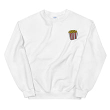 Load image into Gallery viewer, Movie Theatre Popcorn Embroidered Unisex Sweatshirt
