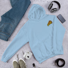 Load image into Gallery viewer, Pepperoni Pizza Slice Embroidered Unisex Hoodie