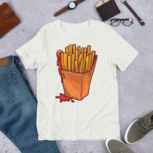 Load image into Gallery viewer, Fries And Ketchup Short-Sleeve Unisex Foodie T-Shirt