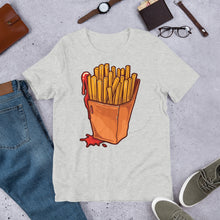 Load image into Gallery viewer, Fries And Ketchup Short-Sleeve Unisex Foodie T-Shirt