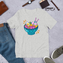 Load image into Gallery viewer, Kawaii Ramen Bowl Short-Sleeve Unisex Food T-Shirt