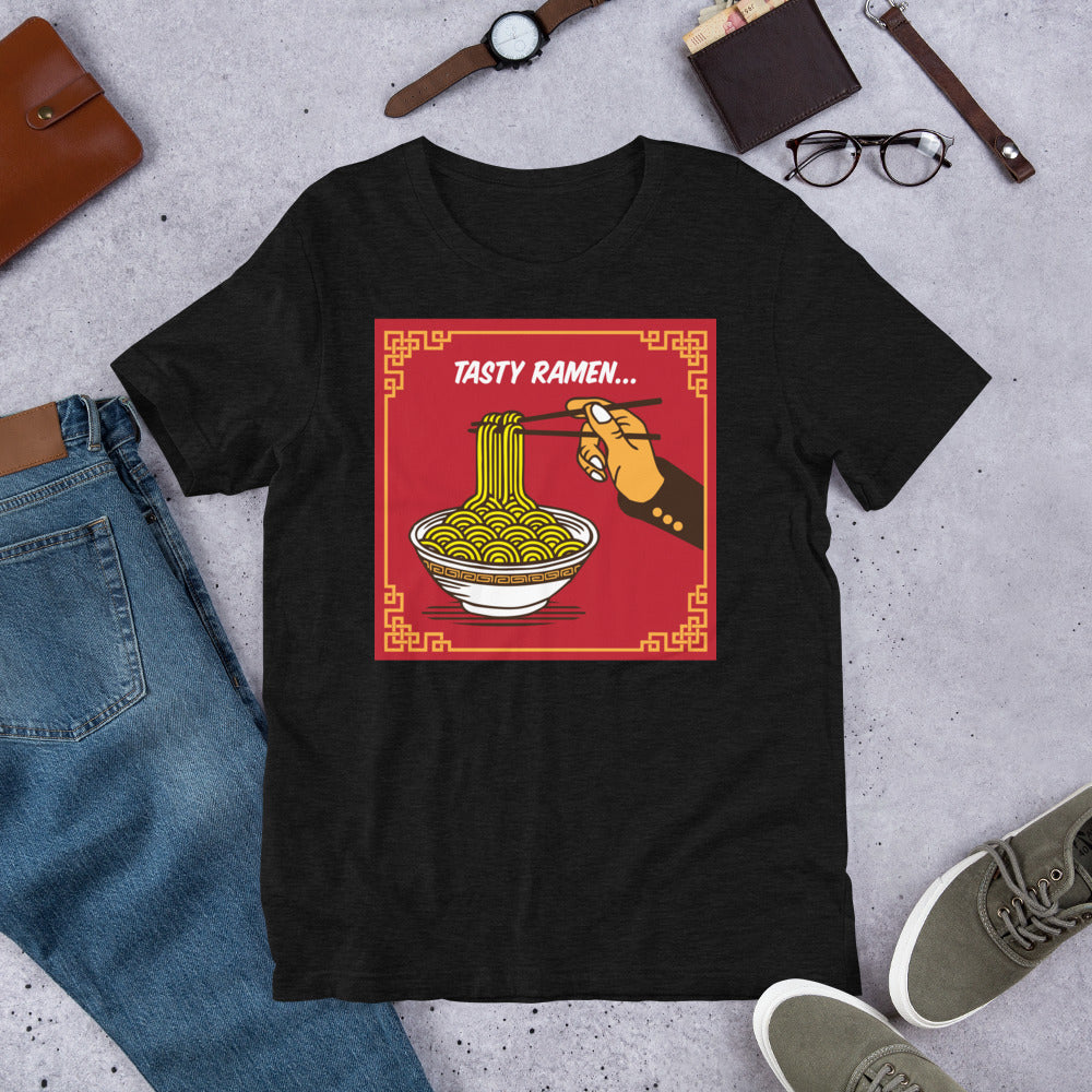 Tasty Ramen Short-Sleeve Unisex Foodie T-Shirt