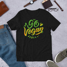 Load image into Gallery viewer, Go Vegan Graphic Tee