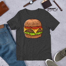 Load image into Gallery viewer, Cheeseburger Graphic Tee Short-Sleeve Unisex T-Shirt