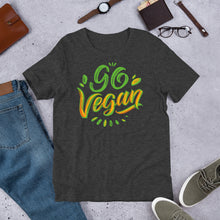Load image into Gallery viewer, Go Vegan Graphic Tee