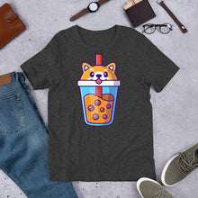 Load image into Gallery viewer, Cute Puppy Milk Tea Boba Unisex T-Shirt