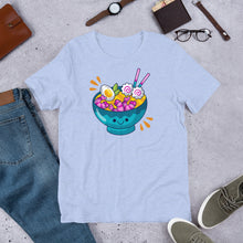 Load image into Gallery viewer, Kawaii Ramen Bowl Short-Sleeve Unisex Food T-Shirt