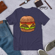 Load image into Gallery viewer, Cheeseburger Graphic Tee Short-Sleeve Unisex T-Shirt