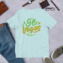 Load image into Gallery viewer, Go Vegan Graphic Tee