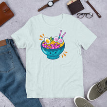 Load image into Gallery viewer, Kawaii Ramen Bowl Short-Sleeve Unisex Food T-Shirt