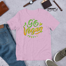 Load image into Gallery viewer, Go Vegan Graphic Tee