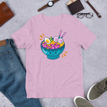 Load image into Gallery viewer, Kawaii Ramen Bowl Short-Sleeve Unisex Food T-Shirt