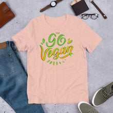 Load image into Gallery viewer, Go Vegan Graphic Tee
