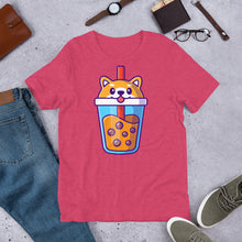 Load image into Gallery viewer, Cute Puppy Milk Tea Boba Unisex T-Shirt