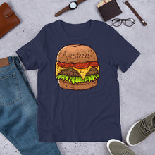Load image into Gallery viewer, Cheeseburger Graphic Tee Short-Sleeve Unisex T-Shirt