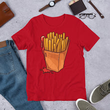 Load image into Gallery viewer, Fries And Ketchup Short-Sleeve Unisex Foodie T-Shirt