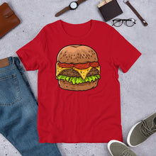 Load image into Gallery viewer, Cheeseburger Graphic Tee Short-Sleeve Unisex T-Shirt
