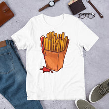 Load image into Gallery viewer, Fries And Ketchup Short-Sleeve Unisex Foodie T-Shirt