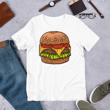 Load image into Gallery viewer, Cheeseburger Graphic Tee Short-Sleeve Unisex T-Shirt