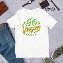 Load image into Gallery viewer, Go Vegan Graphic Tee