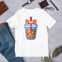 Load image into Gallery viewer, Cute Puppy Milk Tea Boba Unisex T-Shirt