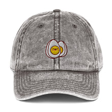 Load image into Gallery viewer, Kawaii Eggs Embroidered Vintage Cotton Twill Cap