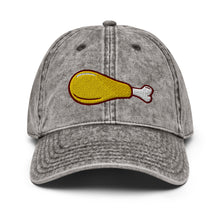 Load image into Gallery viewer, Deep Fried Chicken Distressed Dad Hat
