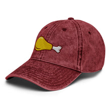 Load image into Gallery viewer, Deep Fried Chicken Distressed Dad Hat
