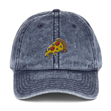 Load image into Gallery viewer, Pizza Slice Embroidered Vintage Cap
