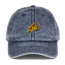 Load image into Gallery viewer, Pizza Slice Embroidered Vintage Cap