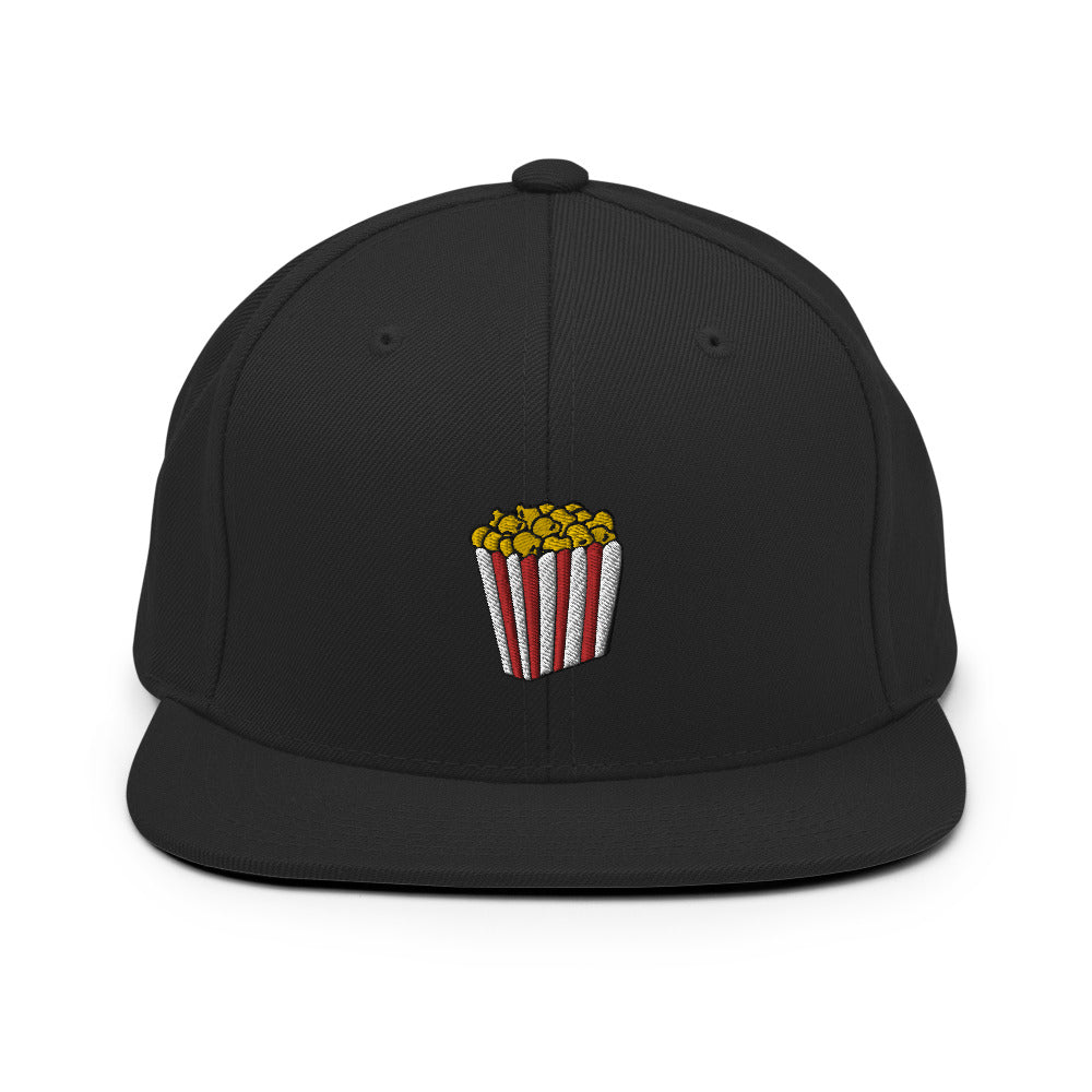 Movie Theatre Popcorn Snapback Hat