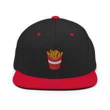 Load image into Gallery viewer, French Fries Embroidery Snapback Hat
