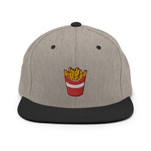 Load image into Gallery viewer, French Fries Embroidery Snapback Hat
