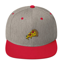 Load image into Gallery viewer, Pizza Slice Embroidered Snapback Hat
