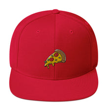 Load image into Gallery viewer, Pizza Slice Embroidered Snapback Hat
