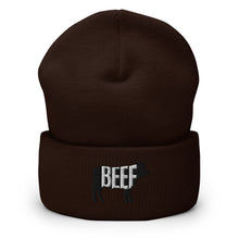 Load image into Gallery viewer, Beef Cattle Farmer Embroidered Cuffed Beanie
