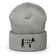 Load image into Gallery viewer, Beef Cattle Farmer Embroidered Cuffed Beanie
