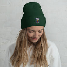 Load image into Gallery viewer, Boba Panda Embroidered Cuffed Beanie
