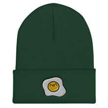 Load image into Gallery viewer, Kawaii Fried Egg Embroidered Cuffed Beanie
