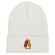 Load image into Gallery viewer, Ketchup &amp; Mustard Condiments Embroidered Cuffed Beanie
