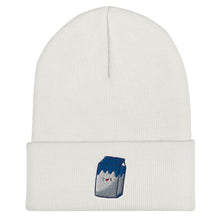 Load image into Gallery viewer, Kawaii Milk Carton Embroidered Cuffed Beanie
