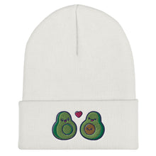 Load image into Gallery viewer, Avocado Lover Embroidered Cuffed Beanie
